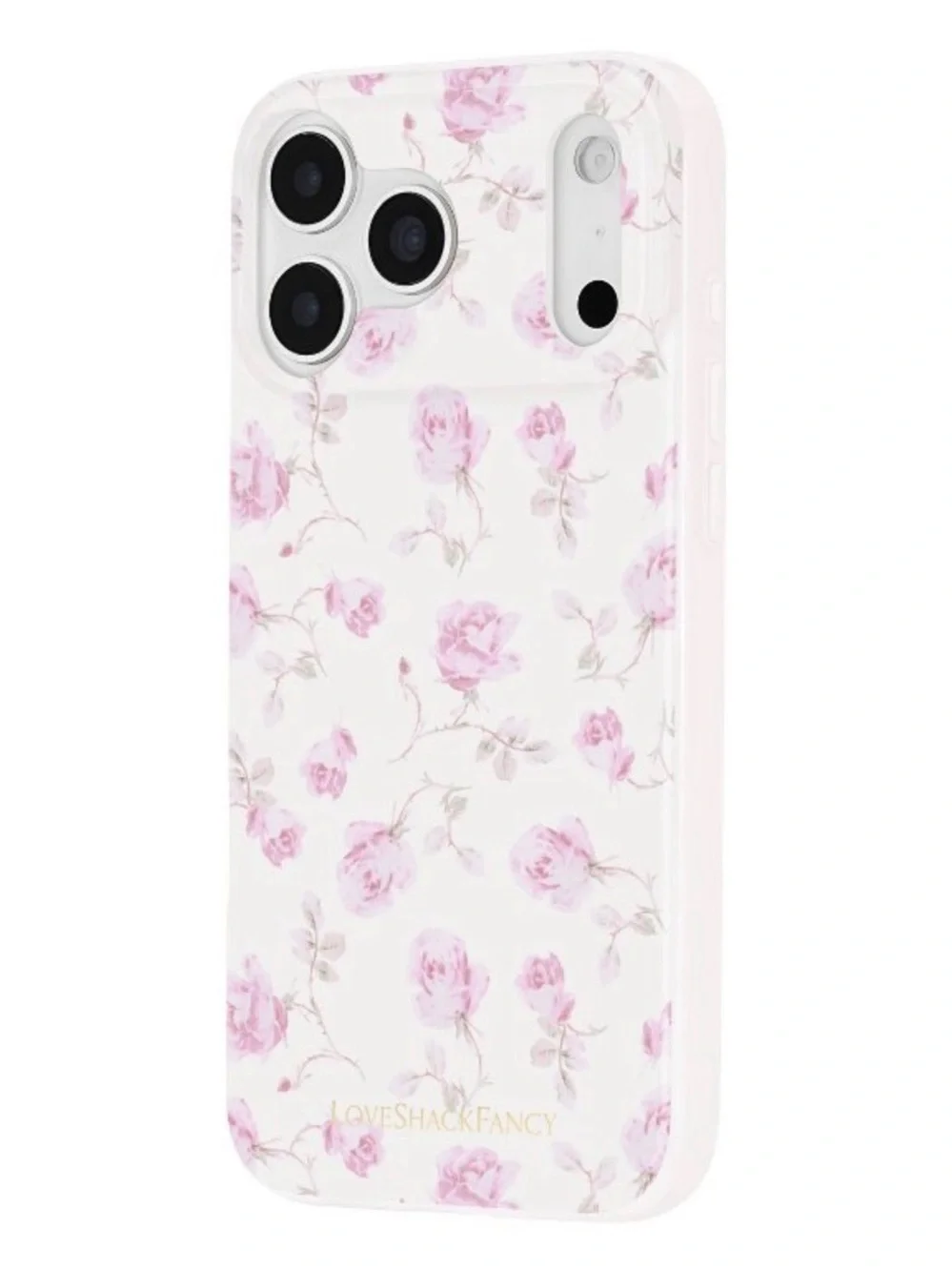 LoveShackFancy Pink Floral iPhone Case